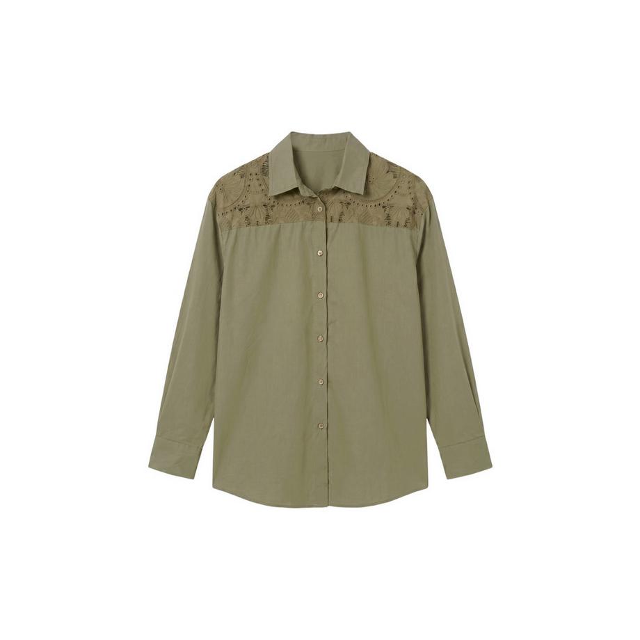 Roberta Rossi Camicia con Dettaglio in Pizzo  