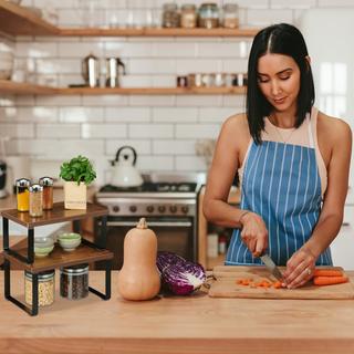 B2X Tischregal 2-teilig Industriedesign  