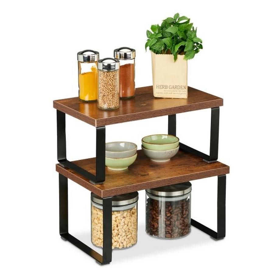 B2X étagère de table en 2 parties Design industriel  