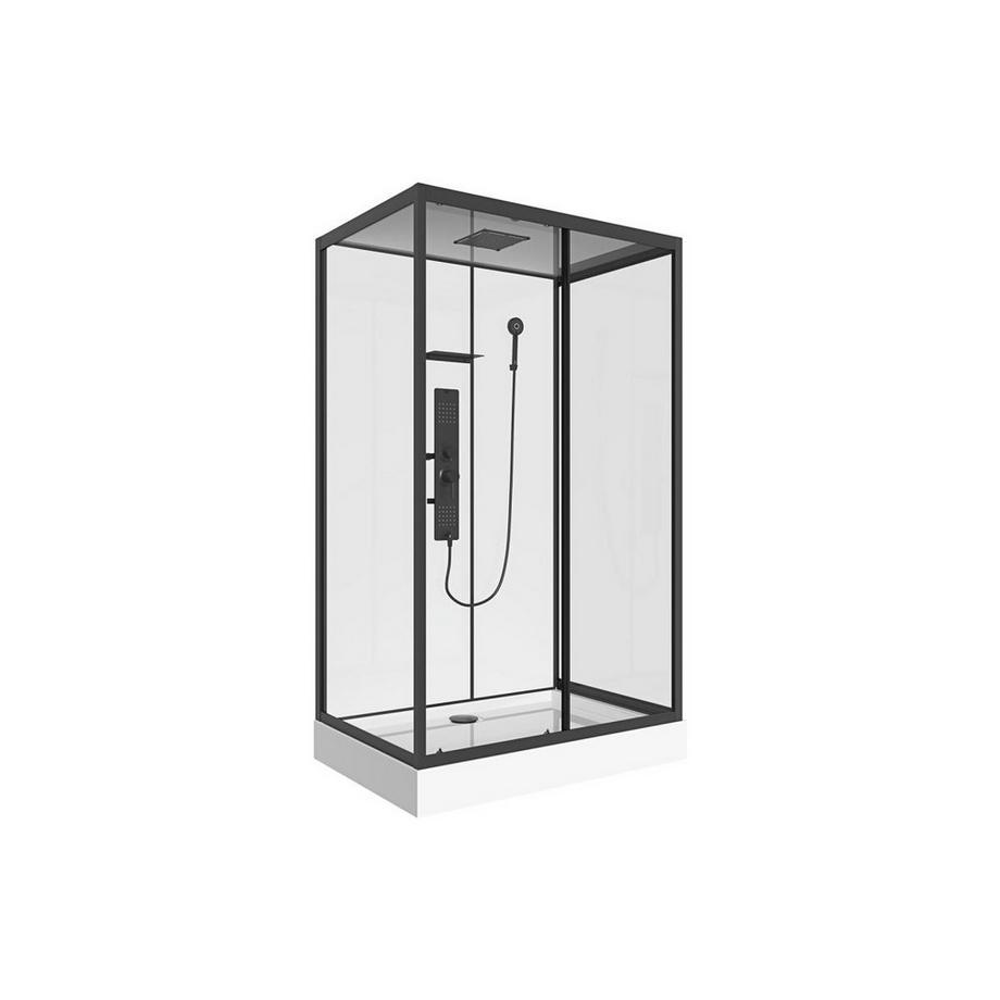 SHOWER DESIGN Box doccia idromassaggio rettangolare Installazione reversibile L120 x l80 x H215 cm - SULIPA  