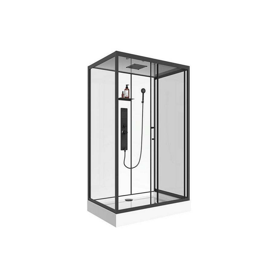 SHOWER DESIGN Box doccia idromassaggio rettangolare Installazione reversibile L120 x l80 x H215 cm - SULIPA  