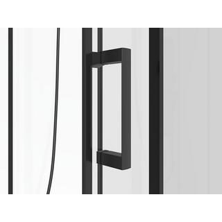 SHOWER DESIGN Rechteckige Duschkabine mit Hydromassage - Beidseitige Installation - 110 x 80 x 215 cm - SULIPA  