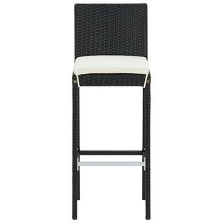 VidaXL Tabouret de bar rotin synthétique  