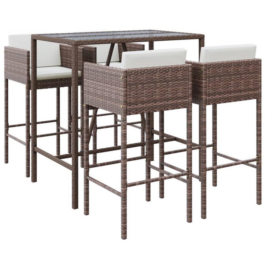 Gartenbar set poly-rattan