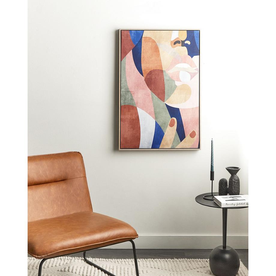 Beliani Imprimé sur toile en Tissu Moderne BITETTO  