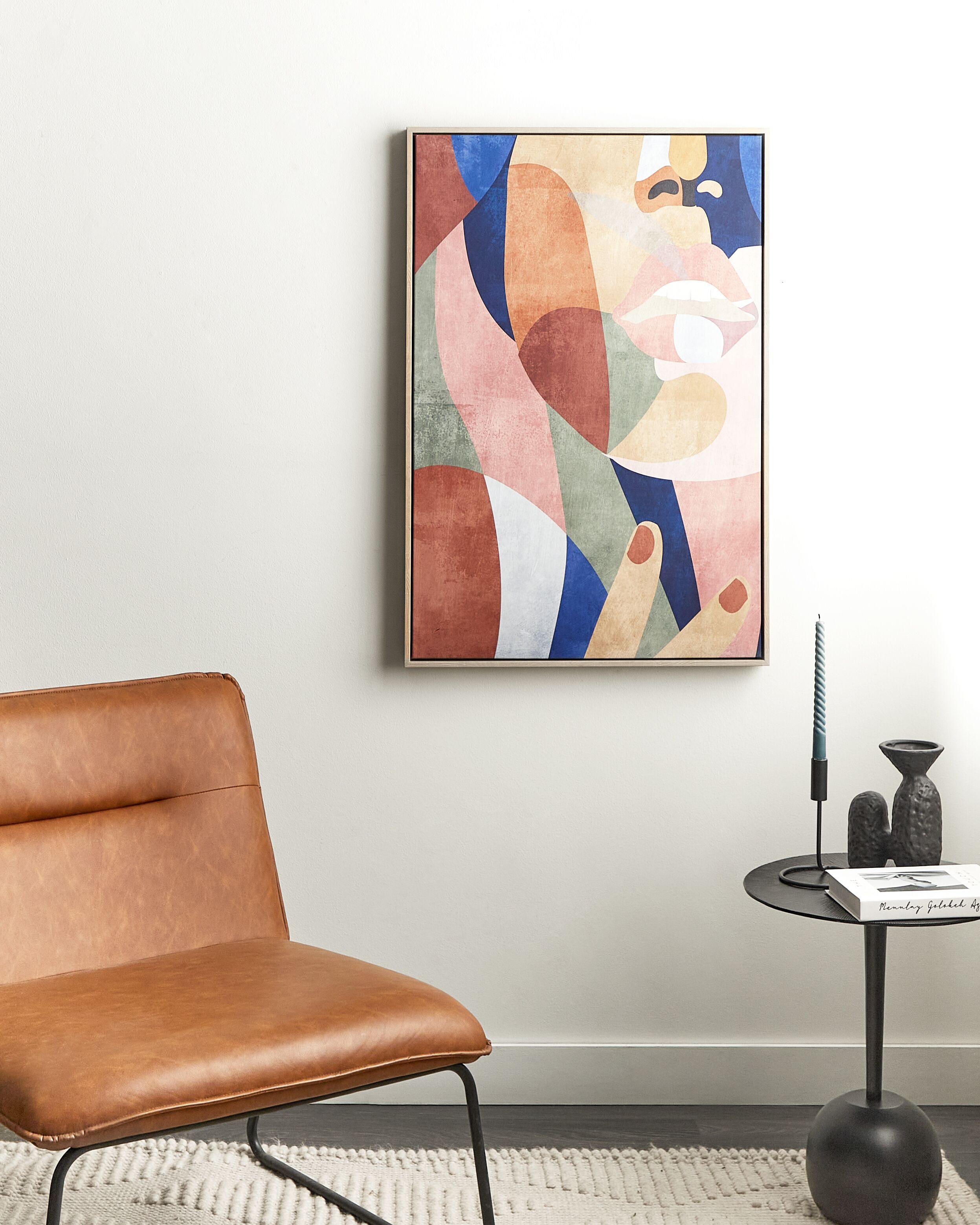 Beliani Imprimé sur toile en Tissu Moderne BITETTO  