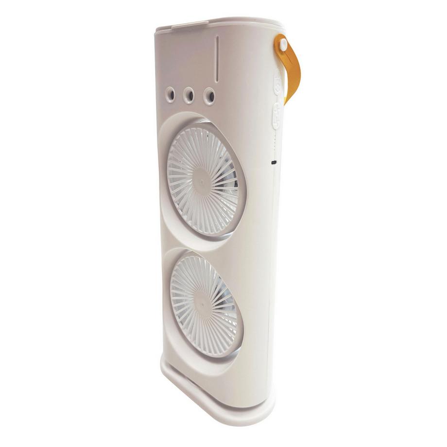 BEST DIRECT DOUBLE MIST FAN - Ventilateur portable avec brumisateur  