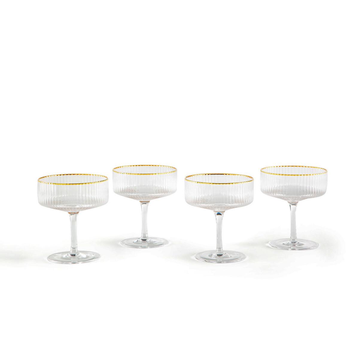 La Redoute Intérieurs 4er-Set Champagnergläser Lurik  