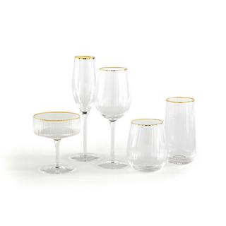 La Redoute Intérieurs 4er-Set Champagnergläser Lurik  