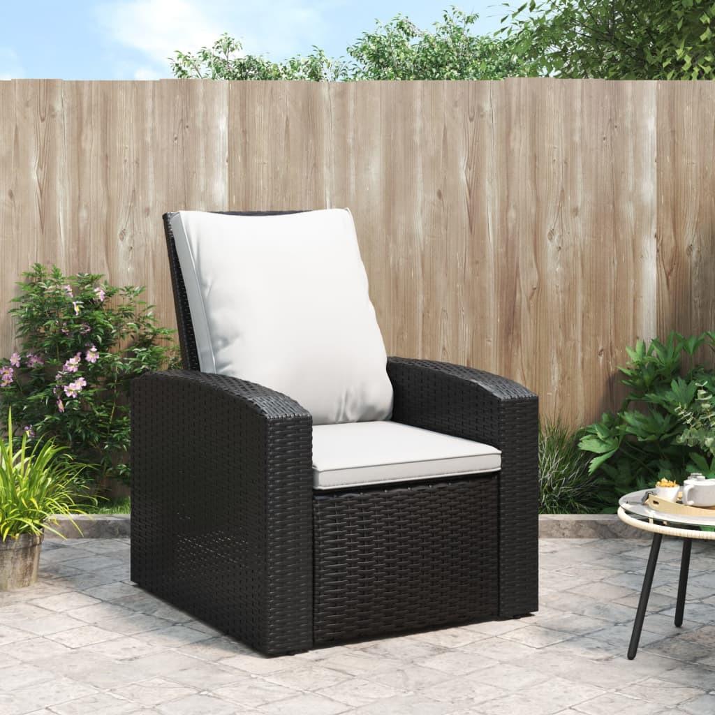 VidaXL Fauteuil inclinable de jardin rotin synthétique  