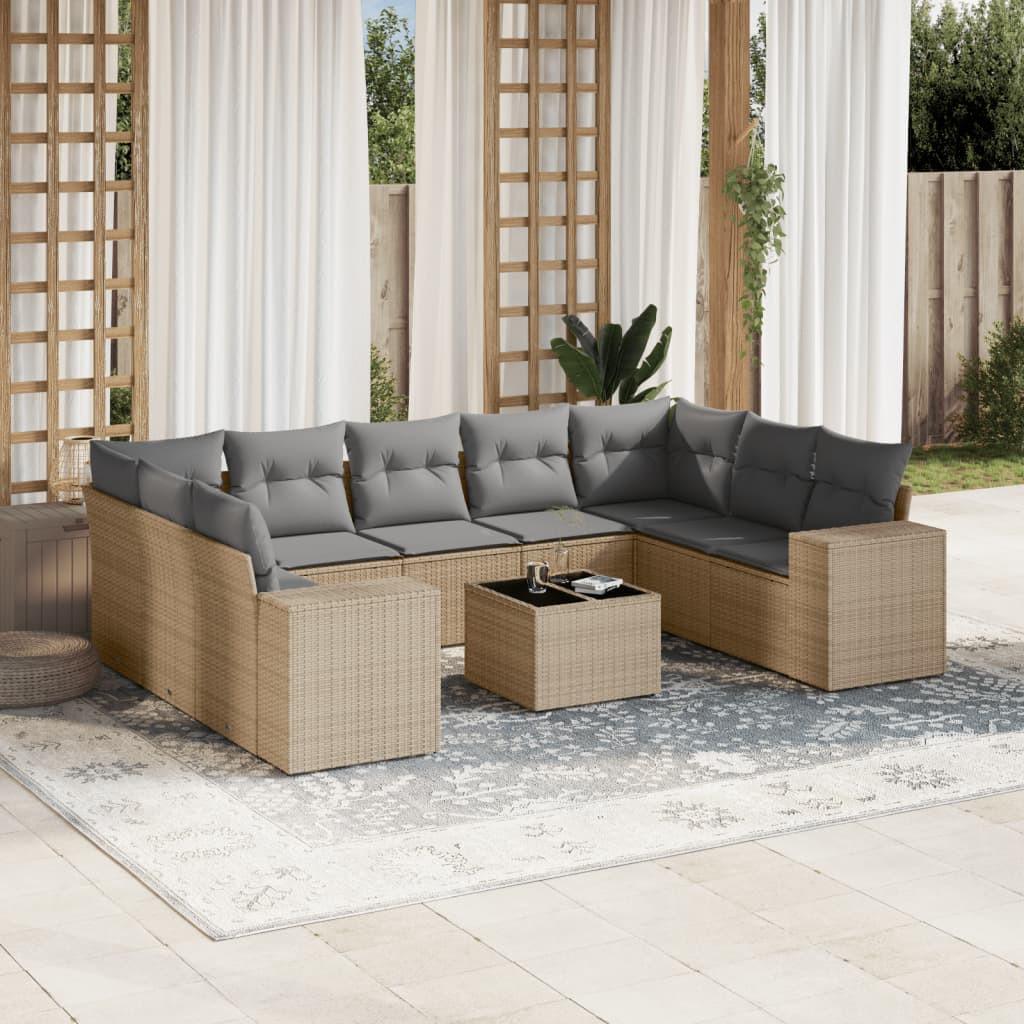 VidaXL Garten sofagarnitur poly-rattan  