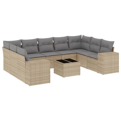 VidaXL Garten sofagarnitur poly-rattan  