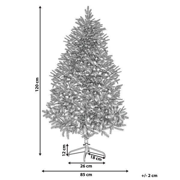 Beliani Albero di Natale en PVC Moderno BASSIE  