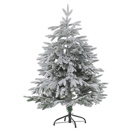Beliani Sapin de Noël artificiel enneigé en PVC Scandinave BASSIE  