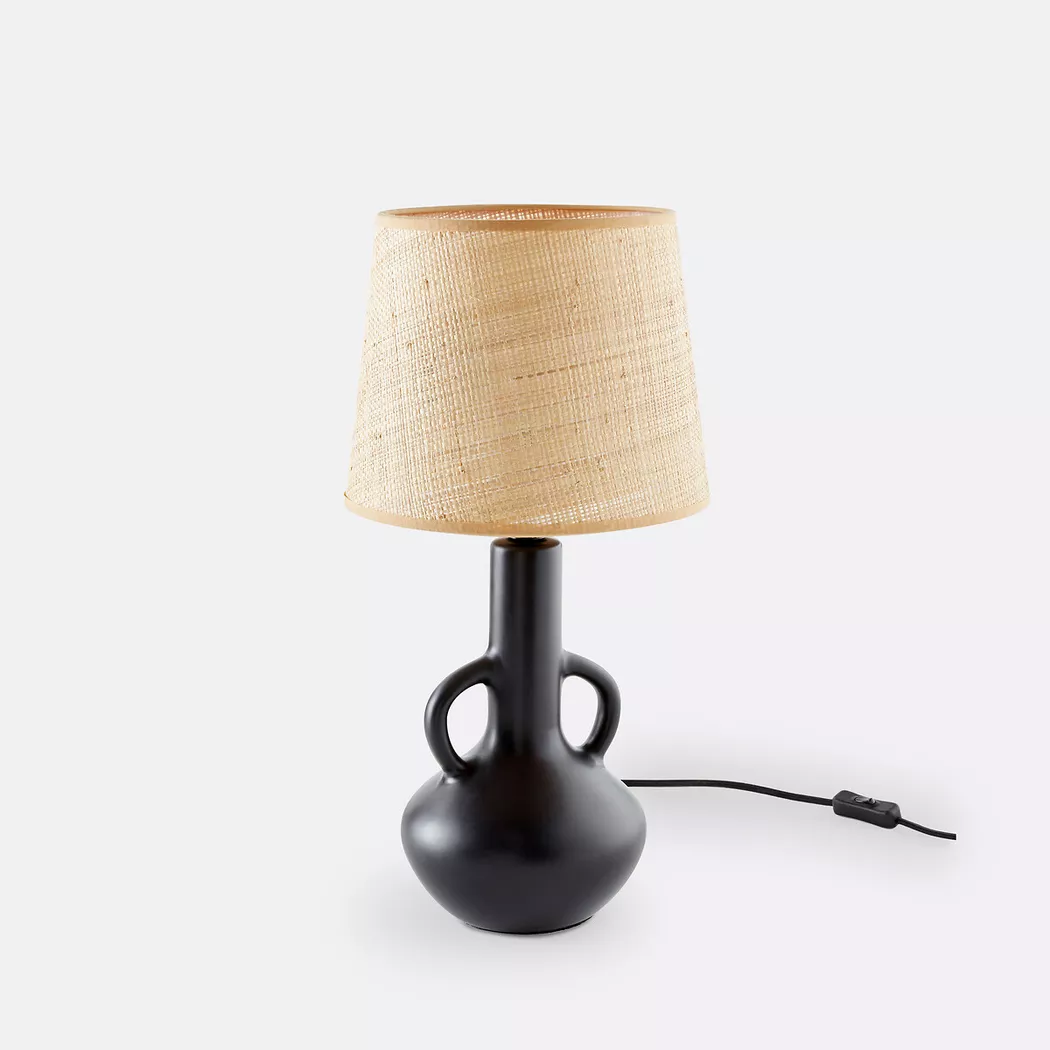 La Redoute Intérieurs – Tischlampe Balsa, One Size, Schwarz