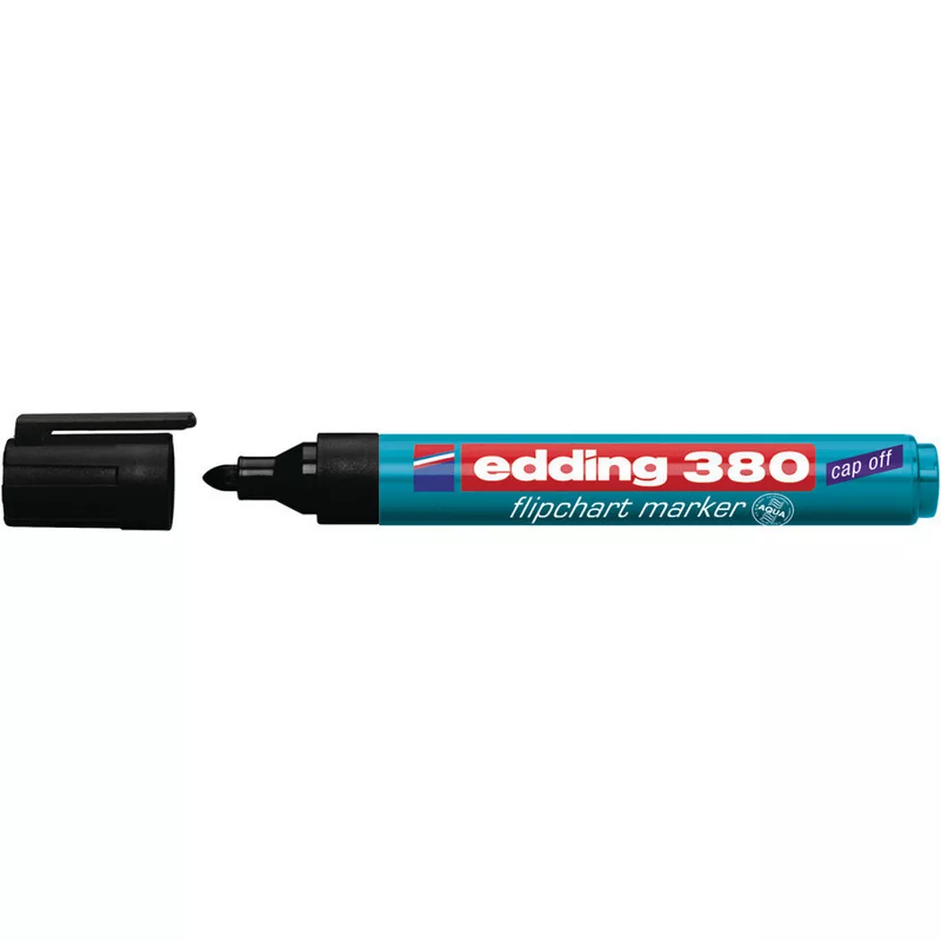 edding 380 Flipchart Marker Black 4-380001