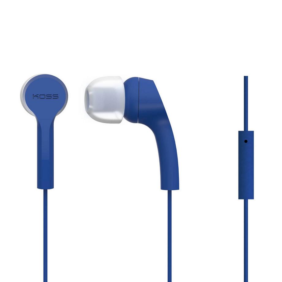 KOSS Kopfhörer KEB9i In-Ear-Mikrofon Blau