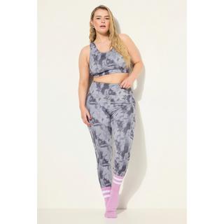 Studio Untold  Leggings sportivi con cintura elastica e stampa batik 