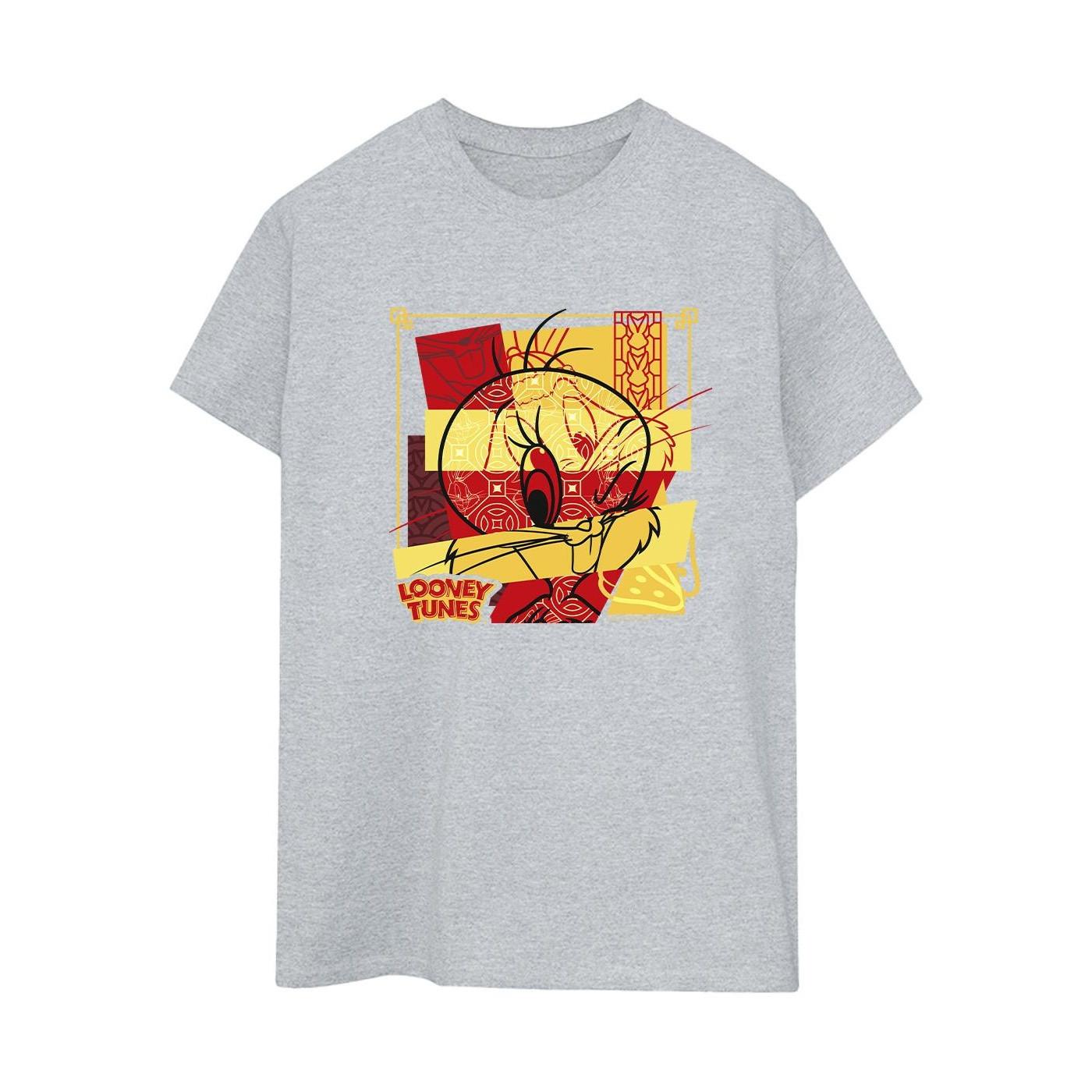 Image of Tweeday Rabbit New Year Tshirt Damen Grau XXL