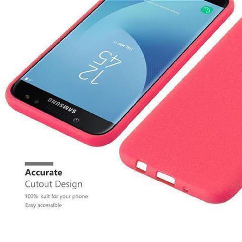 Cadorabo  Hülle für Samsung Galaxy J3 2017 TPU Silikon Frosted 