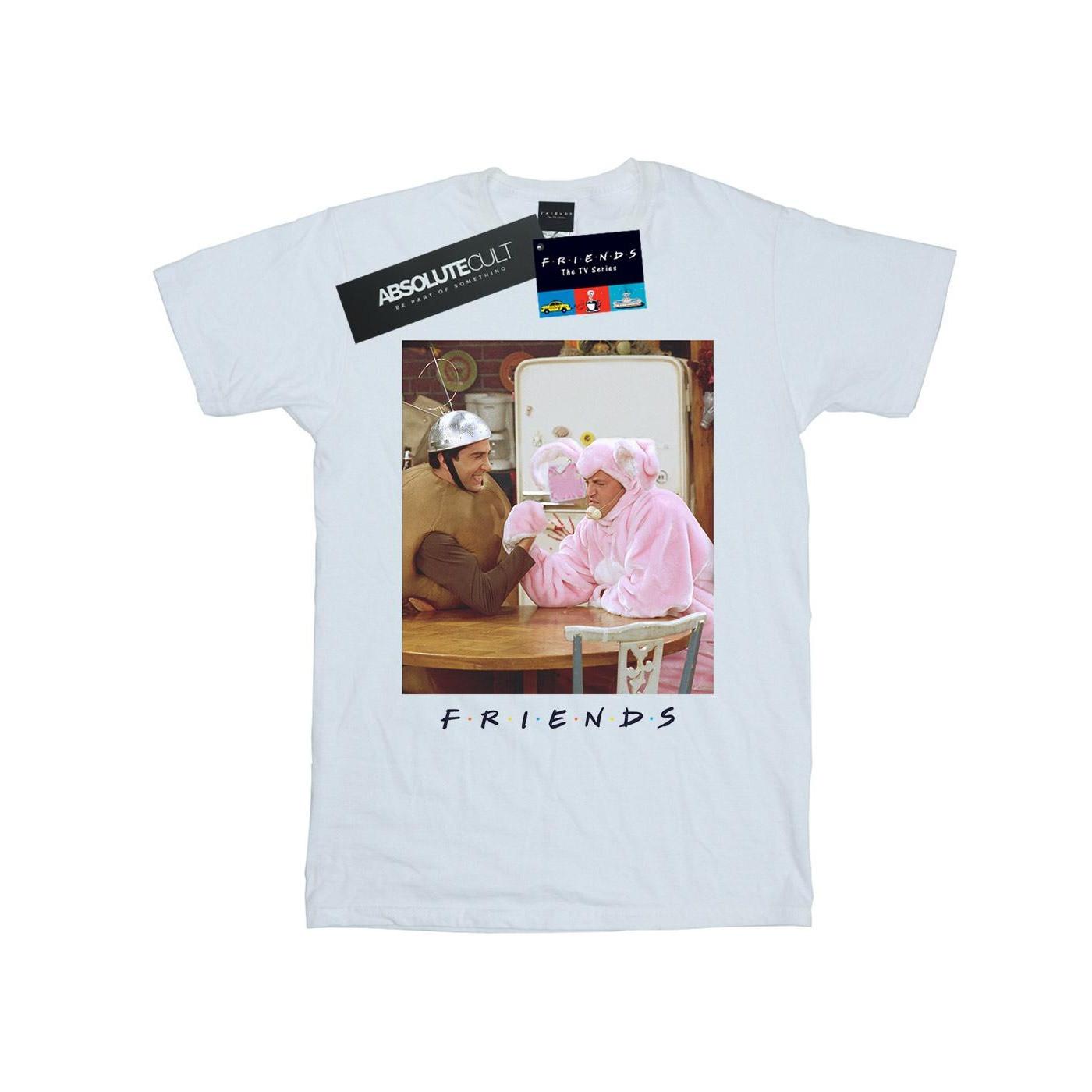 Image of Ross And Chandler Arm Wrestling Tshirt Damen Weiss M