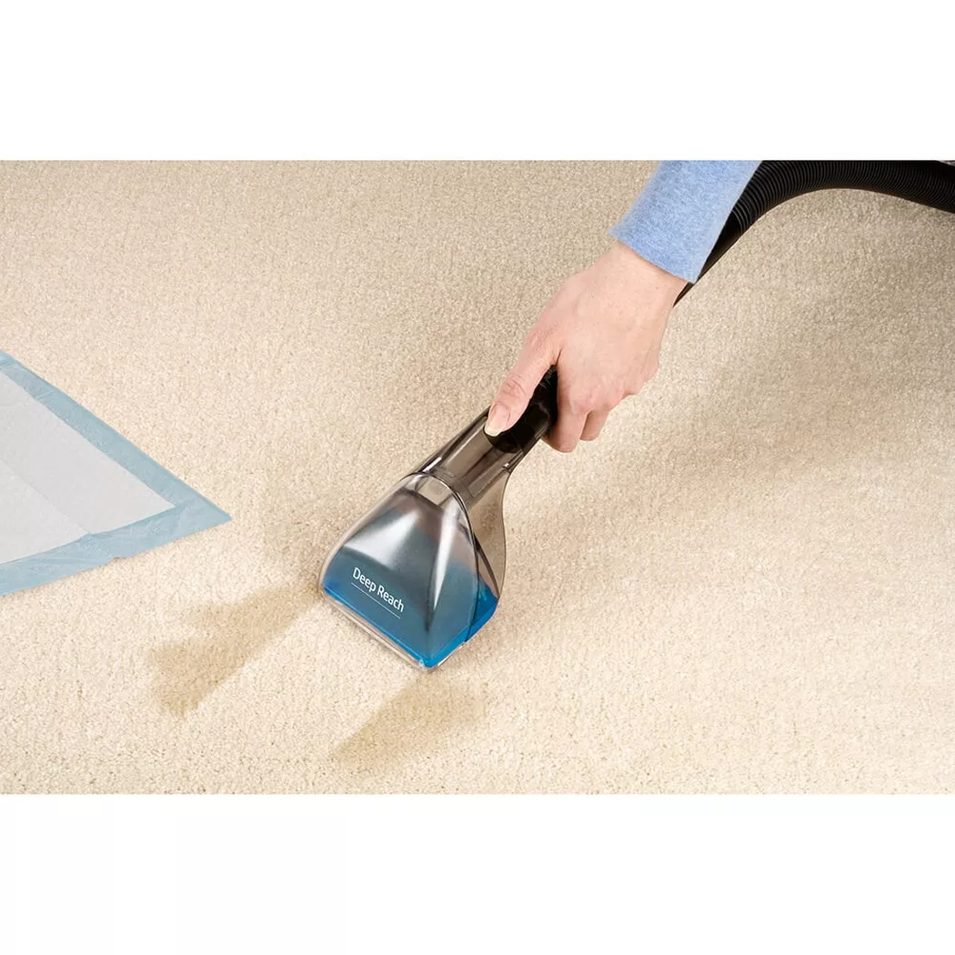 Carpet and spot cleaning deep reach tool