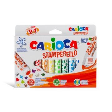 CARIOCA Fasermaler Stamperello, 12 Stück