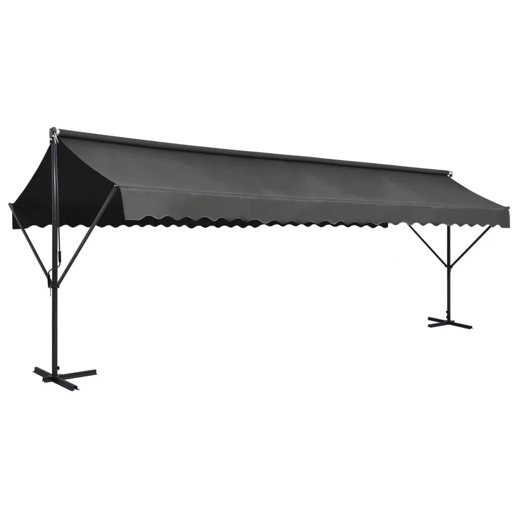 vidaXL Freistehende Markise 600x300 cm Anthrazit