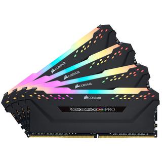 Corsair  DDR4-RAM Vengeance RGB PRO Black 3200 MHz 4x 16 GB 64GB, DDR4-3200, DIMM 288 