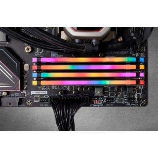 Corsair  DDR4-RAM Vengeance RGB PRO Black 3200 MHz 4x 16 GB 64GB, DDR4-3200, DIMM 288 