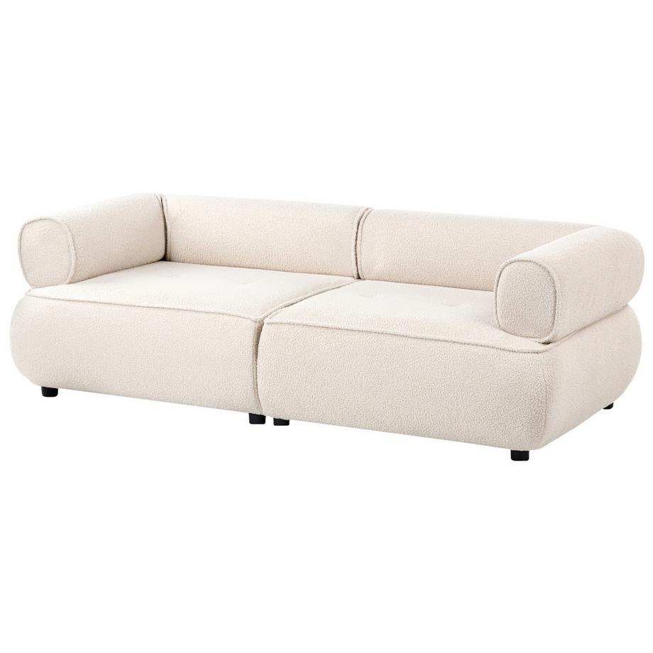 Beliani 3 Sitzer Sofa aus Bouclé Modern SALLA  