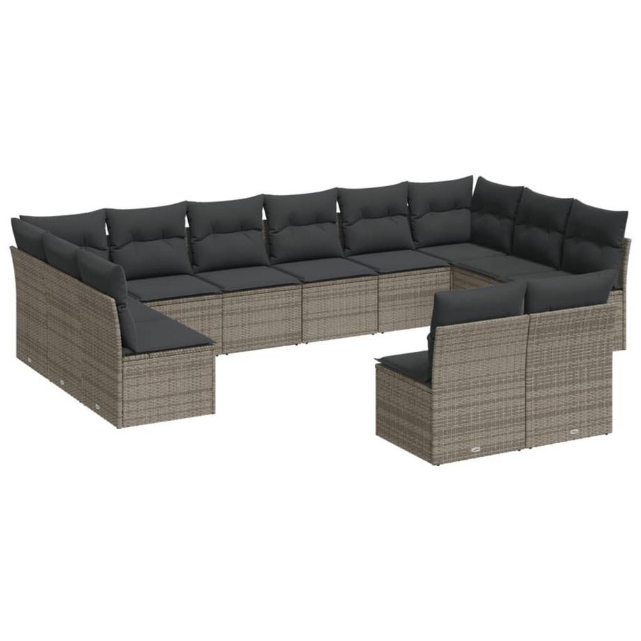 set divano da giardino Polirattan