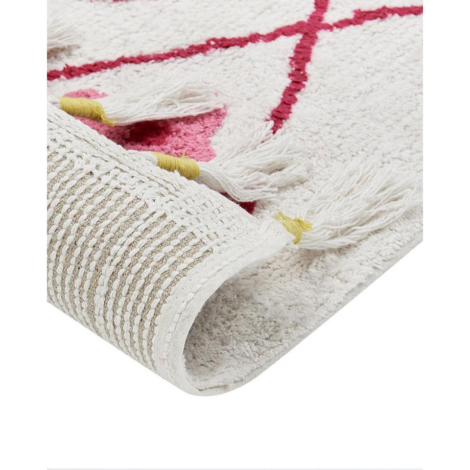 Beliani Kinderteppich aus Baumwolle Boho CAVUS  