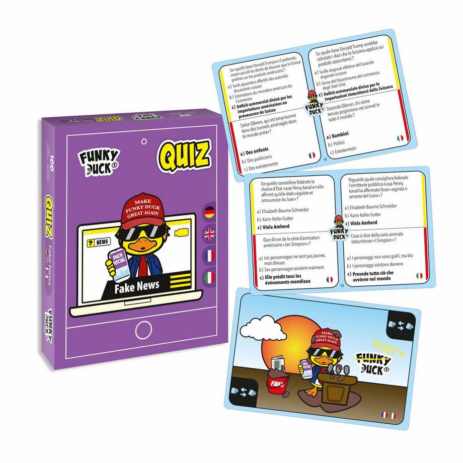 Unique-Gaming Partners  Funky Duck - Quiz Fake News 