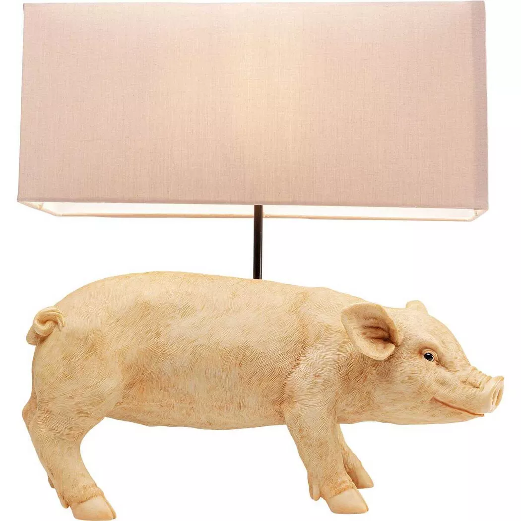 KARE Design – Tischleuchte Animal Pig 50, One Size
