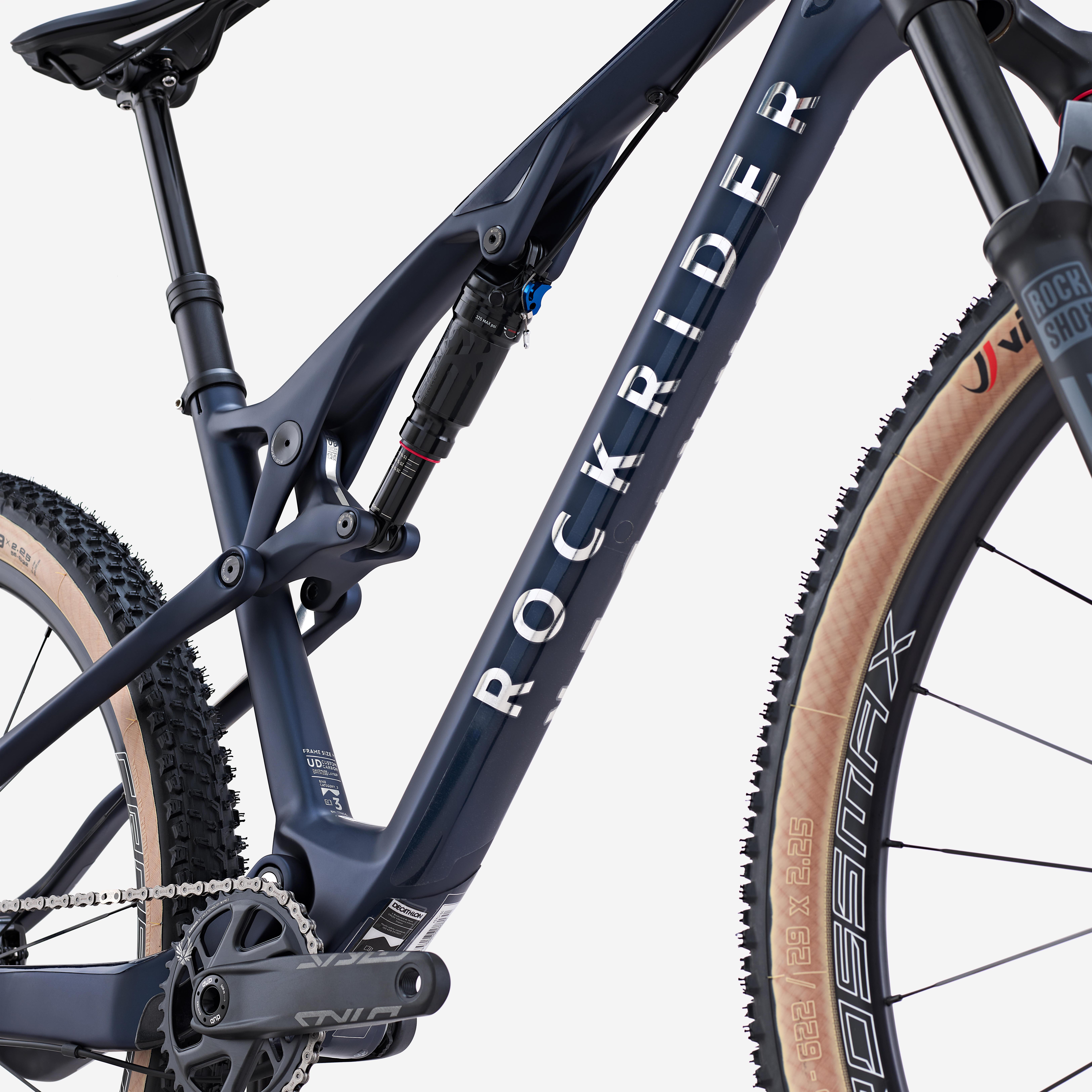 ROCKRIDER  VTT XC Cadre Full Carbon Roues Aluminium Race 900 S 