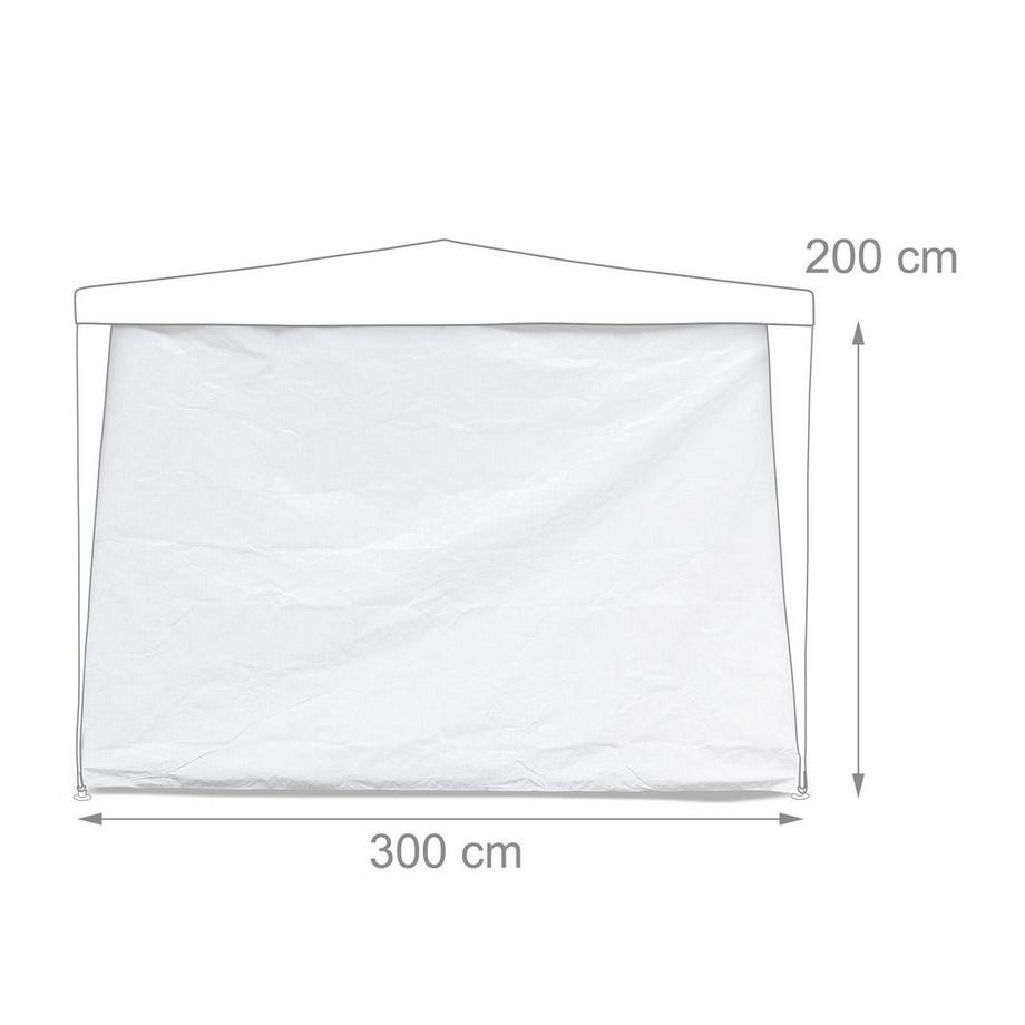 Northix Pavillon-Seitenteile 3er-Set  