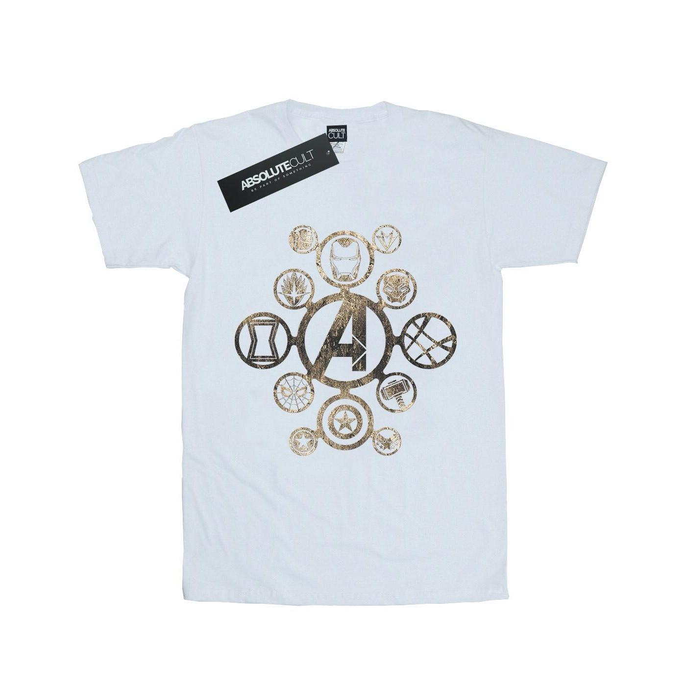 Image of Avengers Infinity War Icons Tshirt Damen Weiss XXL