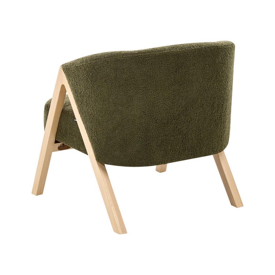 Beliani Fauteuil en Bouclé Traditionnel SKEI  