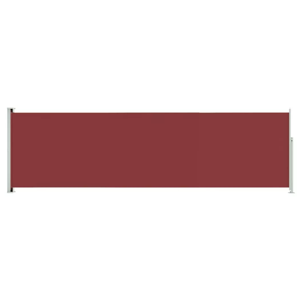vidaXL Seitenmarkise Ausziehbar 180x600 cm Rot