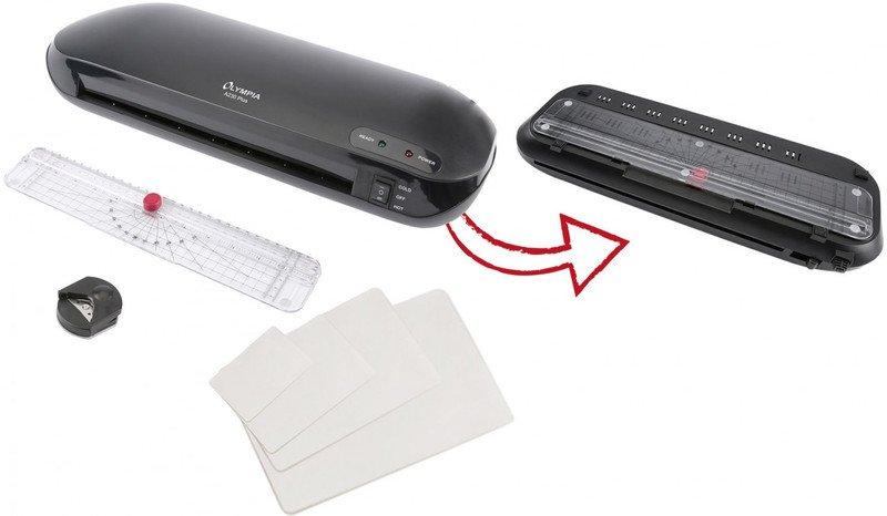 Olympia A4 4in1 (A 230 Plus) Laminating Set - black  