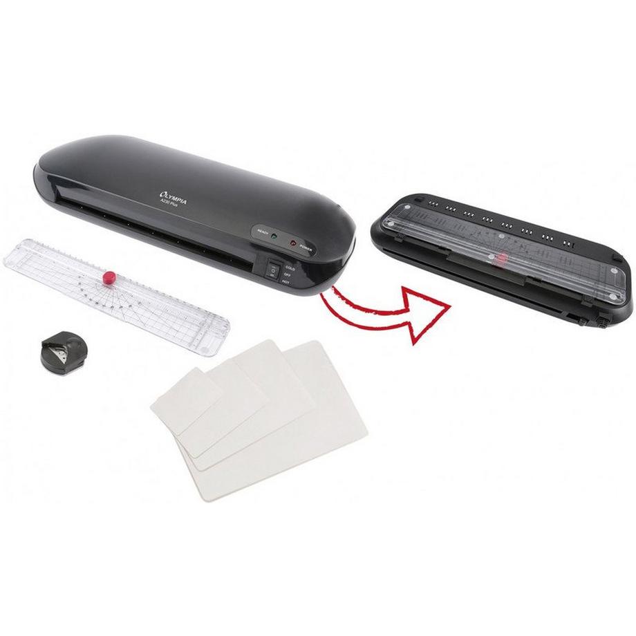 Olympia A4 4in1 (A 230 Plus) Laminating Set - black  