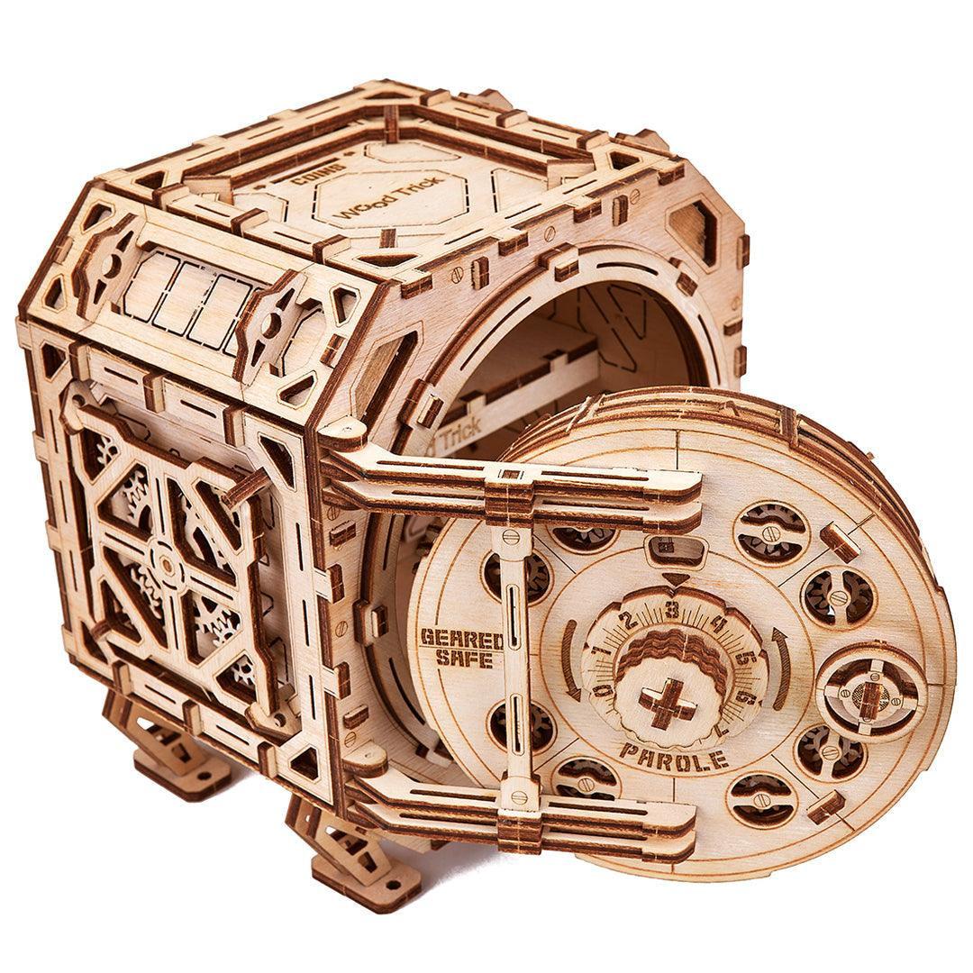 Wood Trick  Mechanischer Safe - Geschenkbox - 3D Holzbausatz 