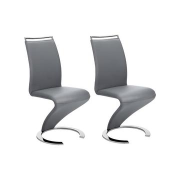 Lot de 2 chaises TWIZY Simili