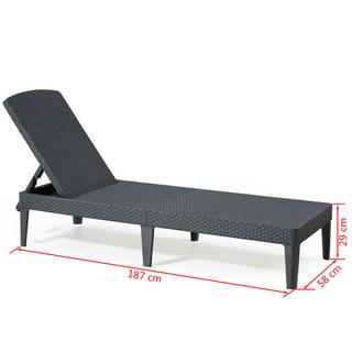 Keter Chaise longue plastique  