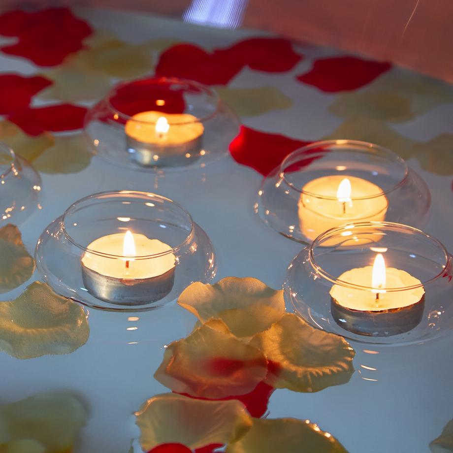 B2X  Schwimmende Teelichthalter 12er Set 