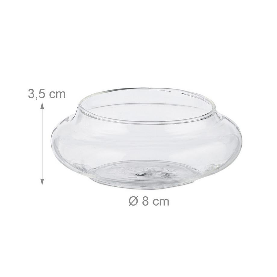 B2X  Schwimmende Teelichthalter 12er Set 