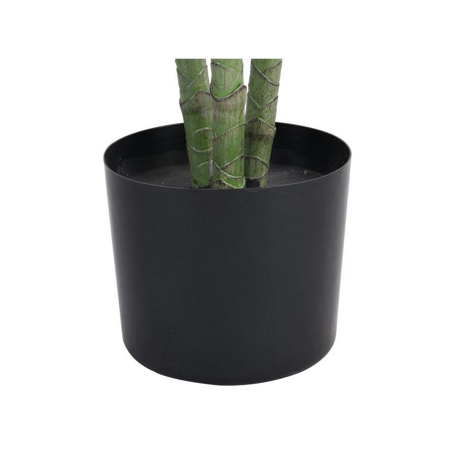 Vente-unique Kunstpflanze Taro-Baum mit Topf - H. 160 cm - Grün - BAJA  