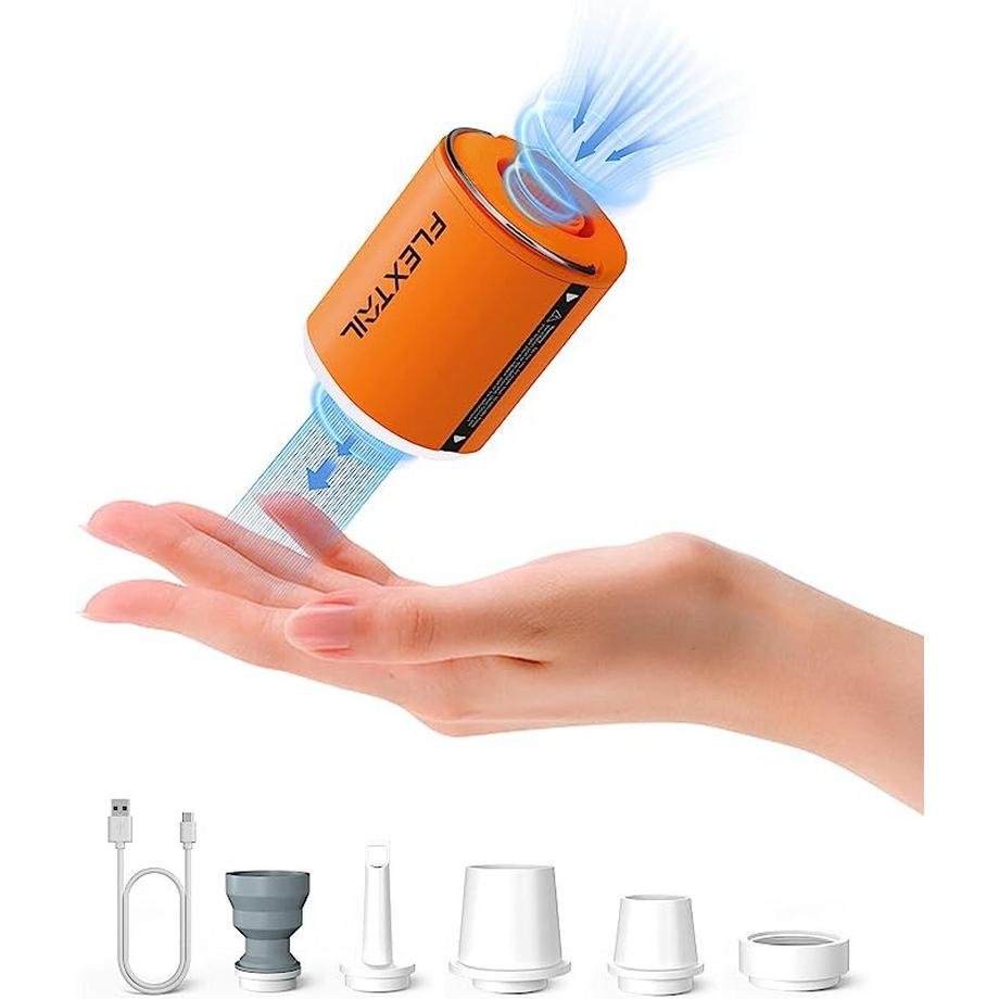 Flextail  TINY PUMP 2X 3-in-1 Outdoor-Pumpe mit Campinglampe 