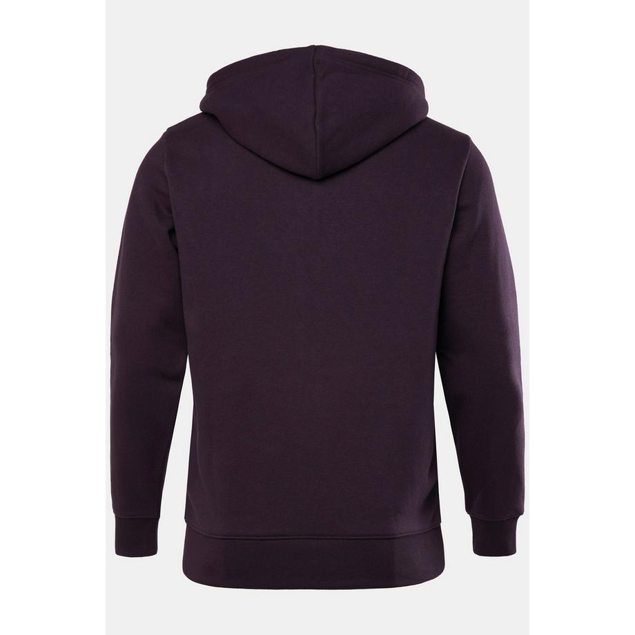 JP1880 Hoodiejacke mit Kapuze und Kängurutasche  